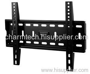 Black Steel Universal Fixed TV Mount