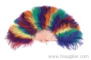 colorful Feather Fan