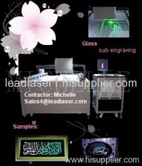 glass decoration laser engraving machine