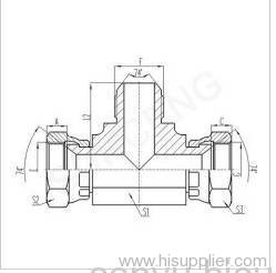 JIC FEMALE 74°CONE SEAT