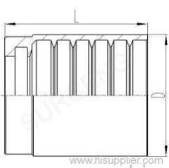 ferrule for SAE 100R1AT/EN 853 1SN hoses