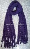 acrylic knitted scarf