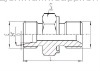 Casting Metric Thread Bite Type Tube Adapter