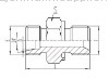 Metric Thread Bite Type Tube Adapter