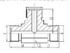 Metric Thread O-ring Face Seal Adapter