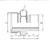 Metric Thread O-ring Face Seal Adapter