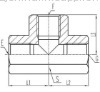 BSPT thread 60'' cone adapter