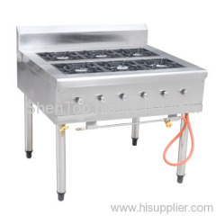 Six fuel gas bao whelp stove