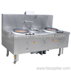 Double headed fuel gas short person stove