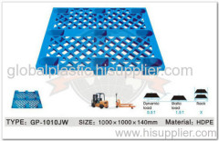 Single faced nine feet plastic pallet, nestable plastic pallets