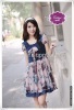 New Style Jean Chiffon Girl's Dress