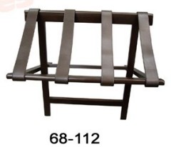 wood luggage rack