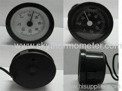 Boiler capillary thermometer