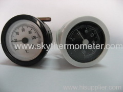 Boiler capillary thermometer