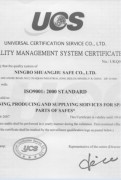 ISO 9000 Certificate