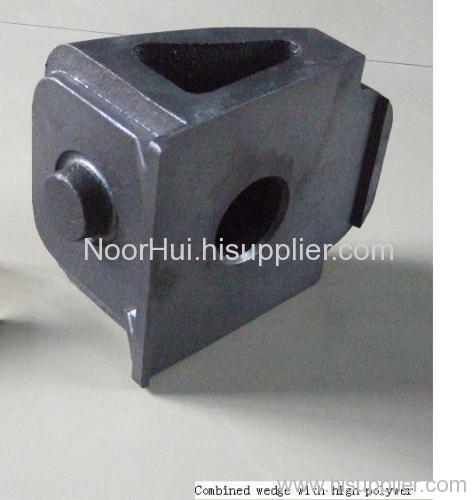 Chinese casting combined wedge with high polywer