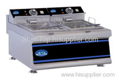 Counter Electric double-tank (double Baskets) Fryer