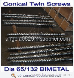 conical twin screw