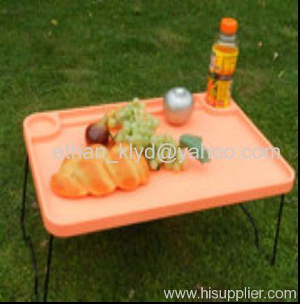 Portable Folding Outdoor Plastic Table For Picnic