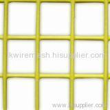 Plastic coated welded mesh panel