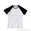 Semi-Sheer Cap-Sleeve Baseball T-Shirt