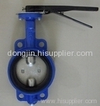 Wafer type butterfly valve