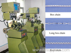 box chain making machine