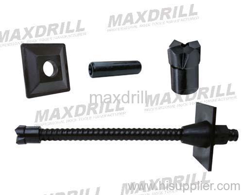 Self-drilling Rock Bolt and accessories