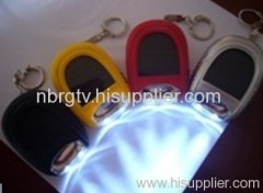 Solar Flashlight Keychain