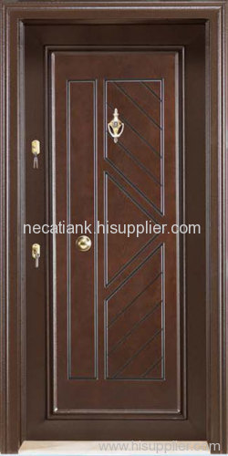 Metropol Steel Door Model 4013 Walnut