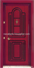 Metropol Steel Door Model 4043 Mahogany