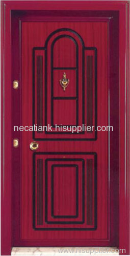 Metropol Steel Door Model 4043 Mahogany