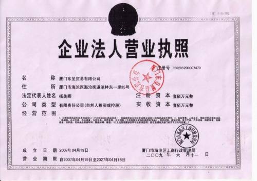 BUSINESS LICENSE