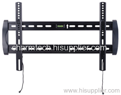 Black Steel Super Low-Profile TV Wall Bracket