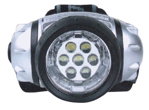 7 super bright LED headlamp with AAA battery