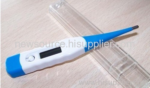 Soft head electronic thermometers
