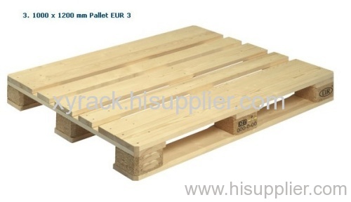 single faced wooden pallet for warehouse or supermarket