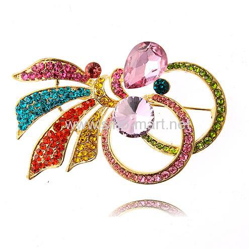 colorful brooch