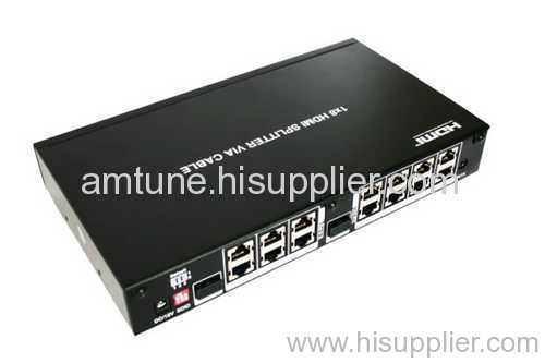 HDMI splitter over cat5e/cat6 1 to 8