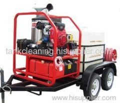 Trailer mounted pressure washer