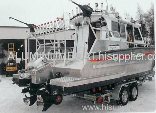 aluminum working boat