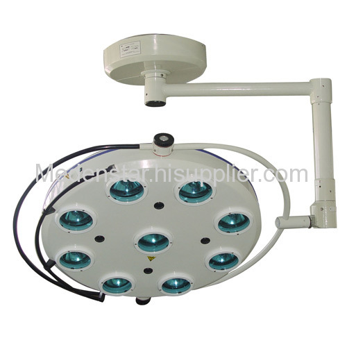 Cold light operating lamp with 9 reflectors
