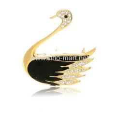 black swan brooch
