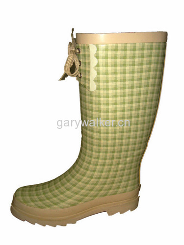lady fashion rubber boot