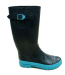 coloful outsole rain boots