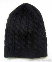 acrylic jacquard knitted hat