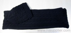 acrylic jacquard knitted set