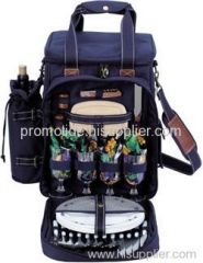 4-Persons 600D Polyester Picnic Cooler Backpack