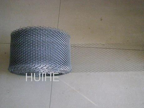 Expanded brick coil mesh