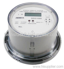 ROUND KILOWATT HOUR METER